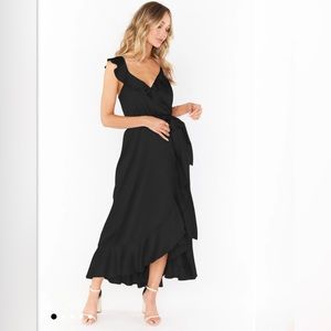 Brand-new, never worn- Show Me Your MuMu Samantha Ruffle Wrap Dress, Size Small
